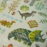 0098-ДЛ-Н-3Bf Набор для вышивания СОВИНЫЙ ЛЕС "Динозавровый лес"