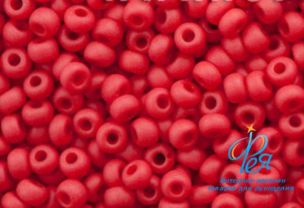Бисер Preciosa 93190/1 приглушенно-красный матовый 